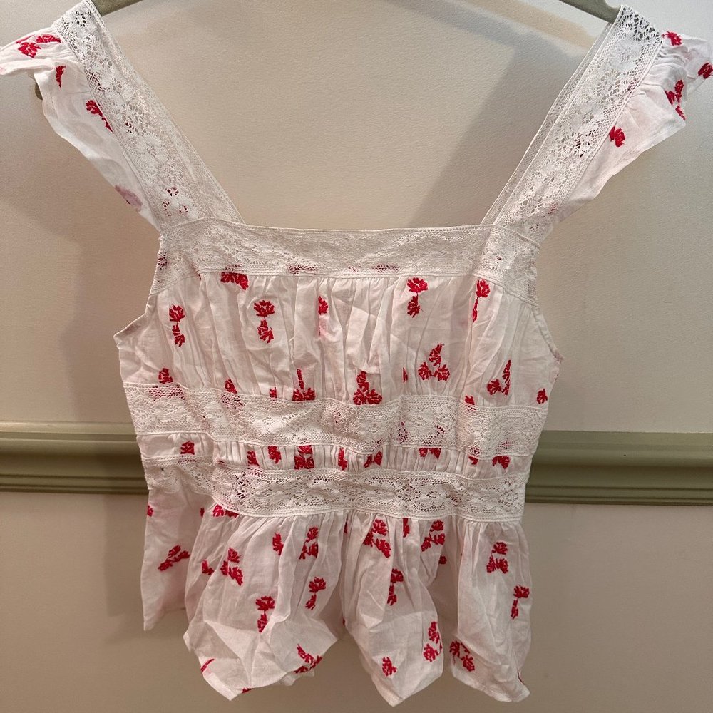 FREE PEOPLE CASUAL CLASH TOP - Sz Small